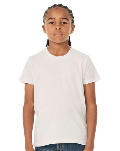 3001Y Youth Jersey Tee - Vintage White