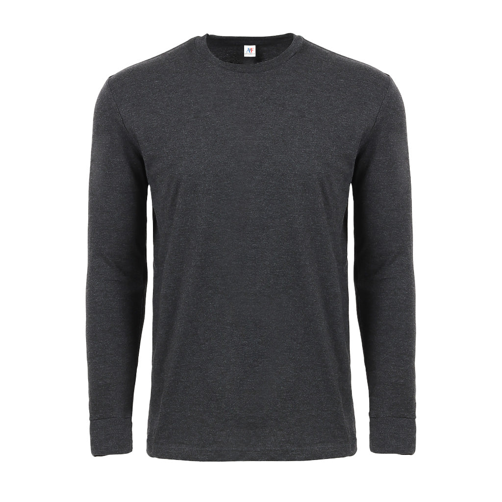 1004 Premium Long Sleeve Tee - Charcoal