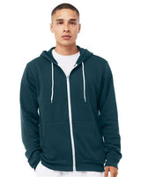 Unisex Sponge Fleece Full-Zip Hoodie Sweatshirt