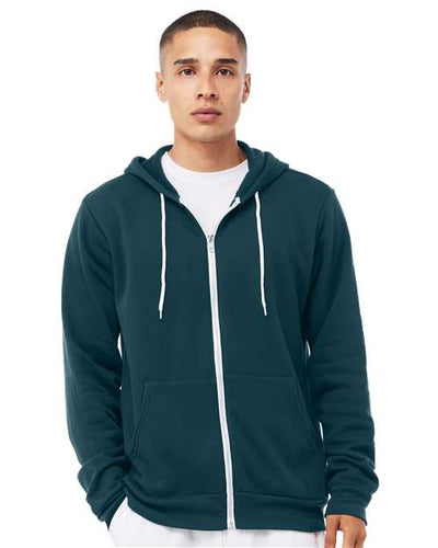 3739 Sponge Fleece Full-Zip Hoodie - Atlantic