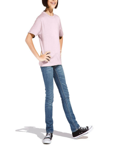 1007 Youth Premium Tee - Baby Pink