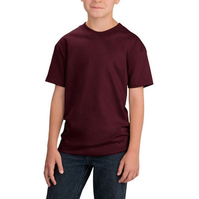 1007 Youth Premium Tee - Burgundy