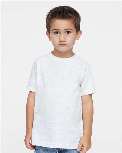 3321 Toddler Fine Jersey Tee - White Reptile