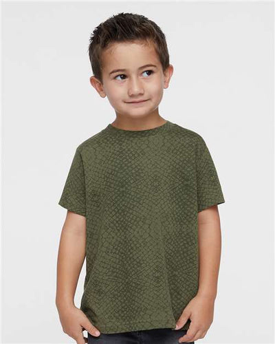 3321 Toddler Fine Jersey Tee - Green Reptile