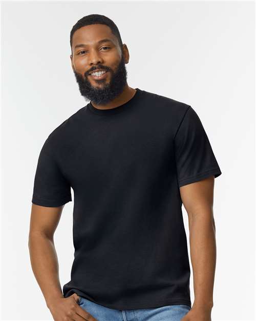 Gildan Unisex Softstyle® Midweight T-Shirt 65000 - Pitch Black