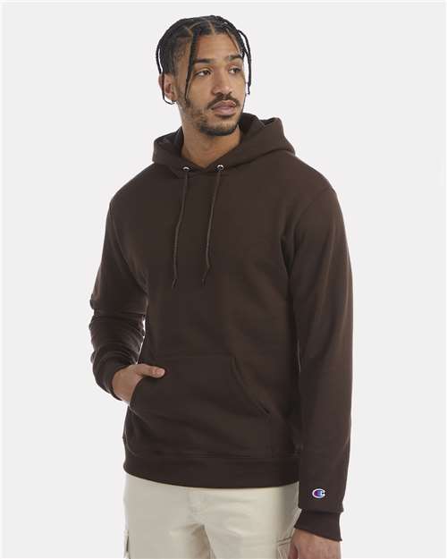 S700 Men's Powerblend® Hooded Sweatshirt - Chocolate Brown
