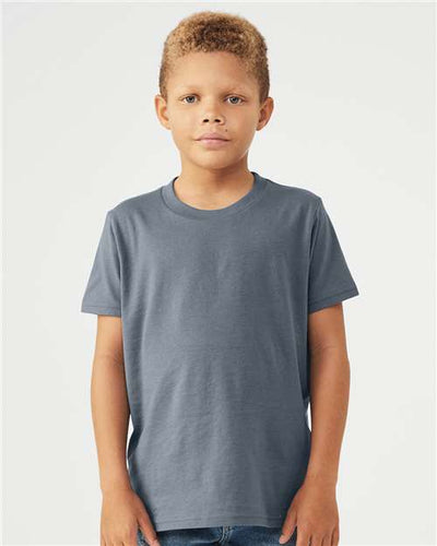 3001Y Youth Jersey Tee - Steel Blue