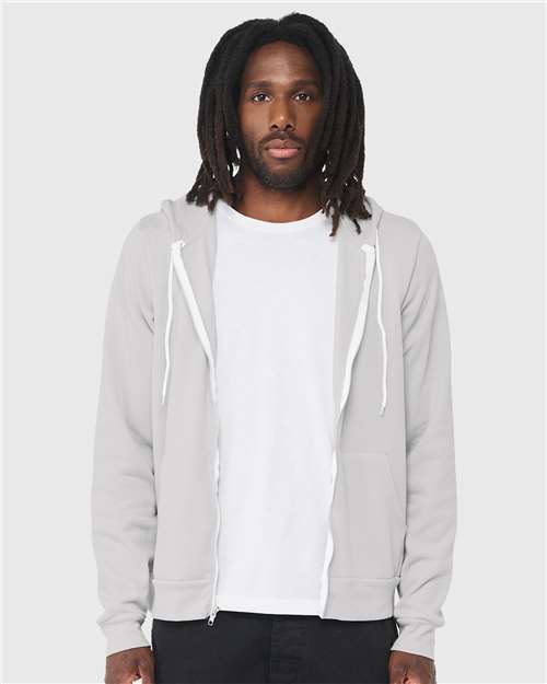 3739 Unisex Sponge Fleece Full-Zip Hoodie Sweatshirt