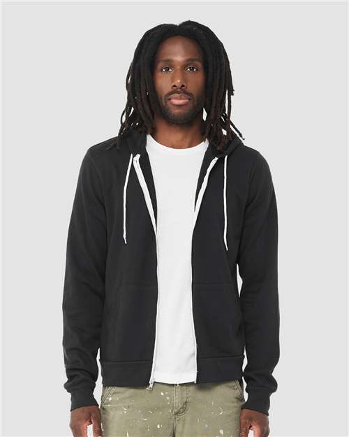 3739 Unisex Sponge Fleece Full-Zip Hoodie Sweatshirt