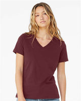 6405 Women’s Relaxed Jersey V-Neck Tee