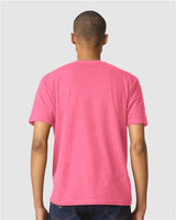 Gildan Unisex Softstyle® CVC T-Shirt 64000CVC - Pink Lemonade Mist