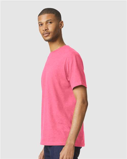 Gildan Unisex Softstyle® CVC T-Shirt 64000CVC - Pink Lemonade Mist