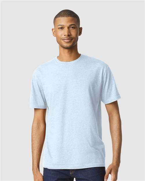 Gildan Unisex Softstyle® CVC T-Shirt 64000CVC - Light Blue Mist