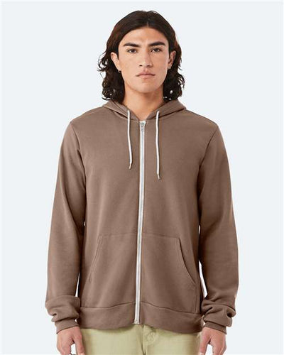 3739 Sponge Fleece Full-Zip Hoodie - Vintage Brown