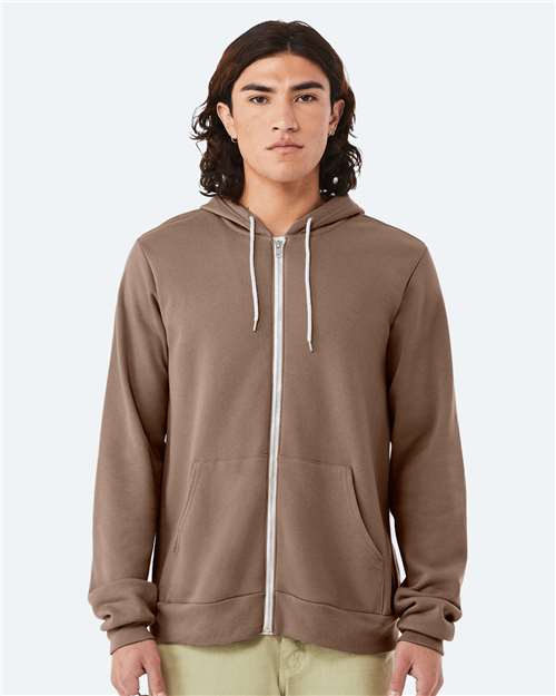 3739 Unisex Sponge Fleece Full-Zip Hoodie Sweatshirt