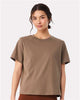 6110 Women's 6 oz Heavyweight Tee - Vintage Brown