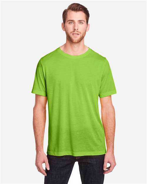 CE111 Unisex Fusion ChromaSoft™ Performance T-Shirt - Acid Green