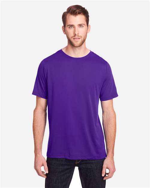 CE111 Unisex Fusion ChromaSoft™ Performance T-Shirt - Campus Purple