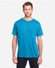 CE111 Unisex Fusion ChromaSoft™ Performance T-Shirt - Electric Blue