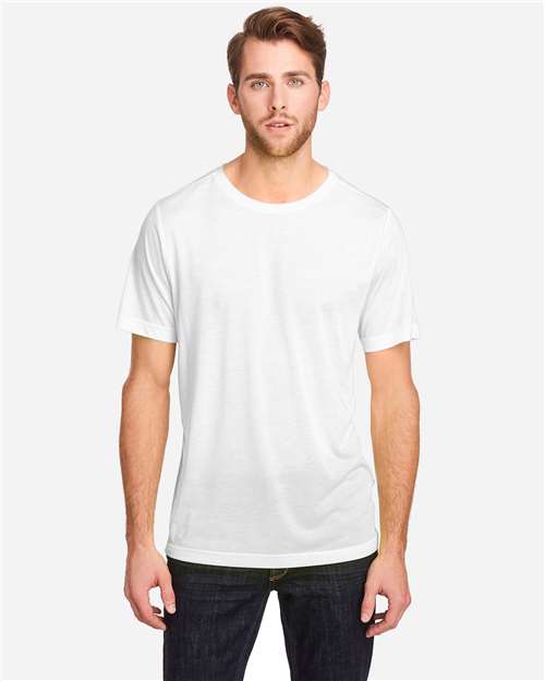 CE111 Unisex Fusion ChromaSoft™ Performance T-Shirt - White