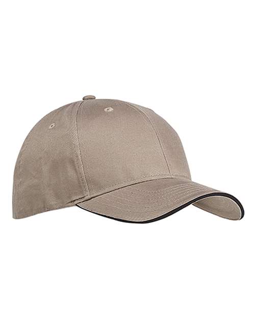 BX004 Brushed Twill Sandwich Cap