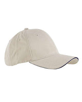 BX004 Brushed Twill Sandwich Cap