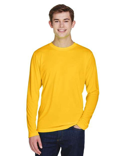TT11L Men's Zone Performance Long Sleeve T-Shirt - Sport Athletic Gold