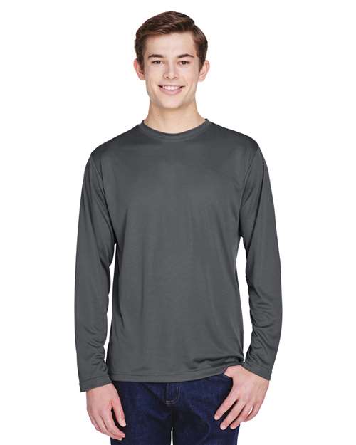 TT11L Men's Zone Performance Long Sleeve T-Shirt - Sport Graphite