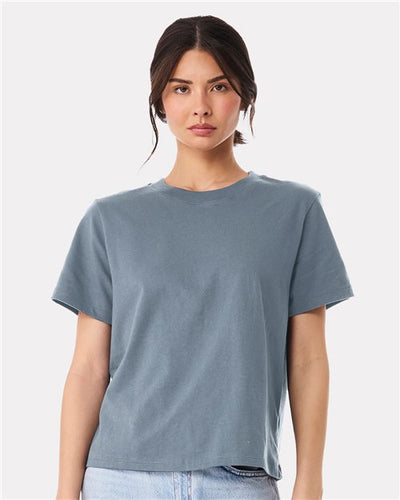 6110 Women's 6 oz Heavyweight Tee - Athletic Heather