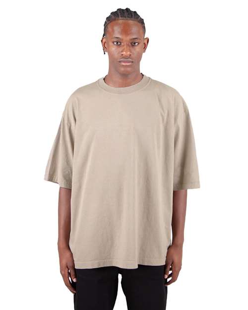 SHGDD Unisex Max Heavyweight Garment-Dyed Drop Shoulder T-Shirt