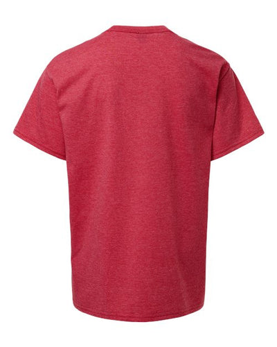 Gildan Youth Light Cotton T-Shirt 3000B - Heather Red