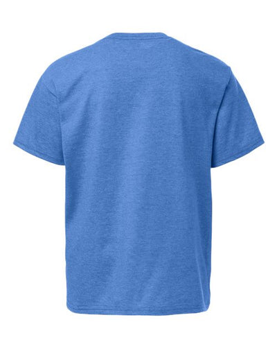 Gildan Youth Light Cotton T-Shirt 3000B - Heather Royal