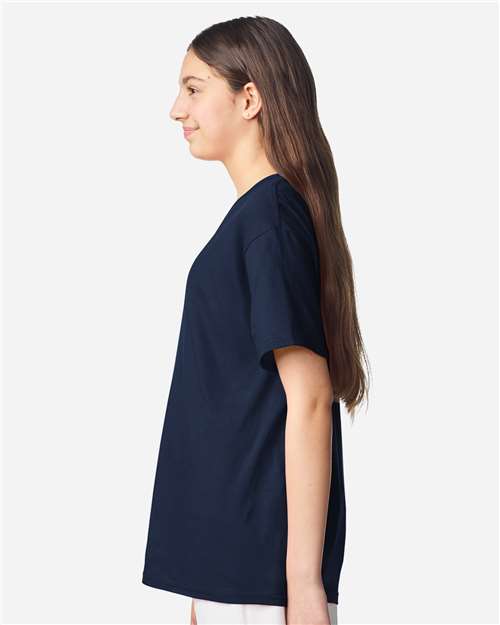 Gildan Youth Light Cotton T-Shirt 3000B - Navy