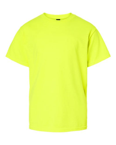 Gildan Youth Light Cotton T-Shirt 3000B - Safety Green