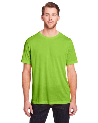 CE111 Unisex Fusion ChromaSoft™ Performance T-Shirt - Acid Green