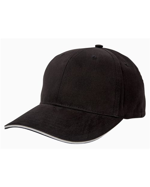 BX004 Brushed Twill Sandwich Cap