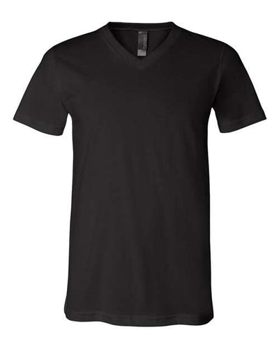 3005 Jersey V-Neck Tee - Black