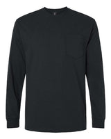 Gildan Unisex Ultra Cotton® Long Sleeve Pocket T-Shirt 2410
