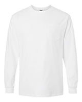 Gildan Unisex Ultra Cotton® Long Sleeve Pocket T-Shirt 2410