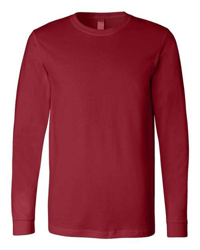 3501 Jersey Long Sleeve Tee - Cardinal