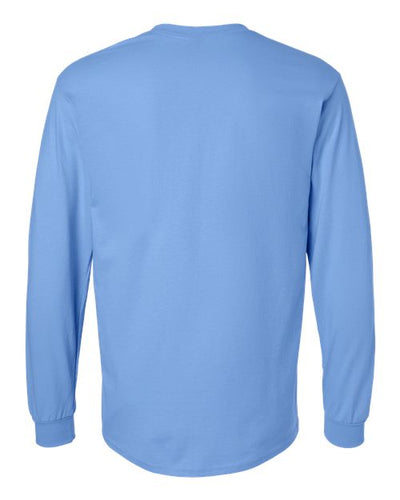Gildan Unisex Ultra Cotton® Long Sleeve T-Shirt 2400 - Carolina Blue