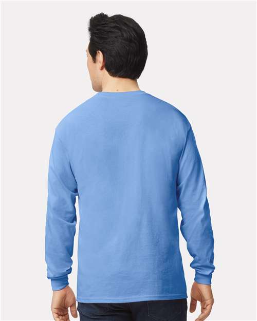 Gildan Unisex Ultra Cotton® Long Sleeve T-Shirt 2400 - Carolina Blue