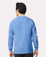 Gildan Unisex Ultra Cotton® Long Sleeve T-Shirt 2400 - Carolina Blue