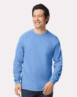 Gildan Unisex Ultra Cotton® Long Sleeve T-Shirt 2400 - Carolina Blue