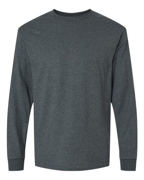 Gildan Unisex Ultra Cotton® Long Sleeve T-Shirt 2400 - Dark Heather