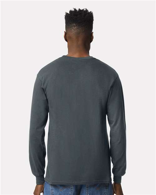 Gildan Unisex Ultra Cotton® Long Sleeve T-Shirt 2400 - Dark Heather
