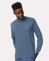 Gildan Unisex Ultra Cotton® Long Sleeve T-Shirt 2400 - Indigo Blue