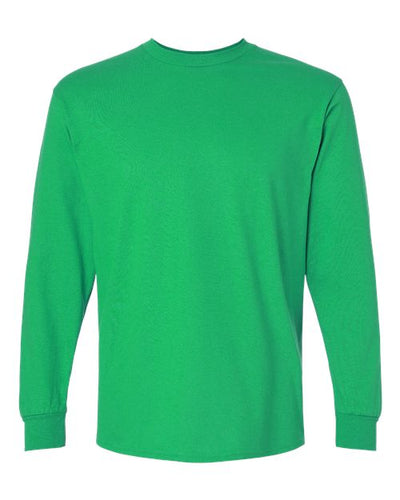 Gildan Unisex Ultra Cotton® Long Sleeve T-Shirt 2400 - Irish Green