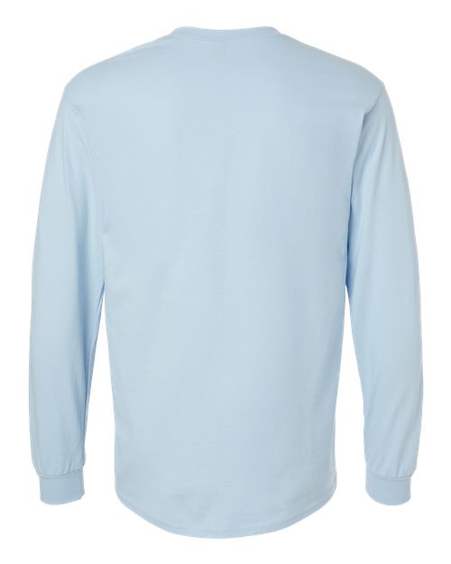 Gildan Unisex Ultra Cotton® Long Sleeve T-Shirt 2400 - Light Blue