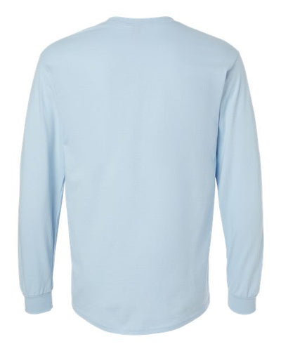 Gildan Unisex Ultra Cotton® Long Sleeve T-Shirt 2400 - Light Blue